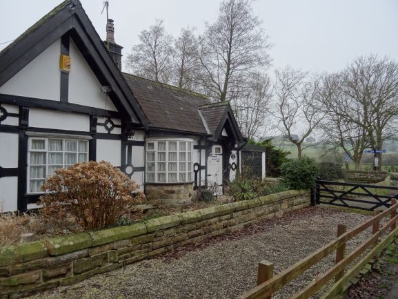 By the old railway line in Caton.